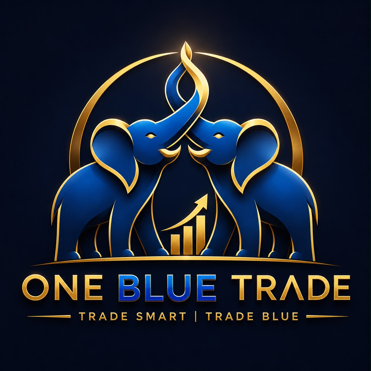 One Blue Trade Logo